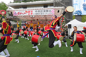 佳作_祝どんたく！琉球団祭り太鼓_石橋直由